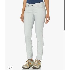 Prana Ecru off white skinny low rise jeans size 4